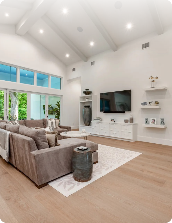 Living room remodel, Carmel IN